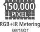 150 000 pikseļu RGB+IR mērīšanas sensors
